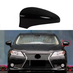 Front Left Door Side Mirror Cover Outer Shell Gloss Black For Lexus ES 2013-2017 - Picture 1 of 7