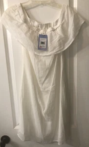 Sail to Sable Off Shoulder White Dress Size XXS - Picture 1 of 5