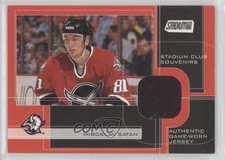 2001-02 Topps Stadium Club Souvenirs Miroslav Satan #SCS-MIS