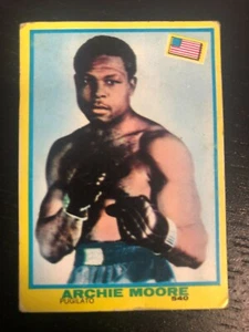 1968 ARCHIE MOORE STICKER CAMPIONISSIMI MIRA # 540 NEW NEAR MINT CONDITION  - Picture 1 of 2