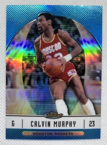 2006-07 Topps Finest Blue Refractor/299 Calvin Murphy #48 Salón de la fama - Imagen 1 de 2