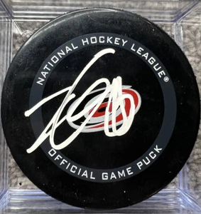 TEUVO TERAVAINEN Signed Autographed Carolina Hurricanes Game Style Hockey Puck - Picture 1 of 2