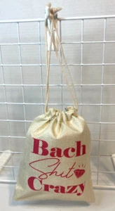 Bridal Shower Gift Bags Bachelorette Party Bags Burlap drawstring bags Bach Sh*t - Picture 1 of 11