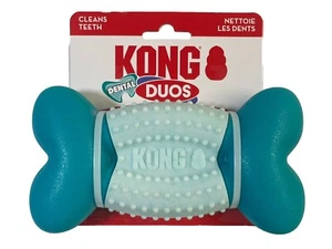 KONG Duos Dental Bone Easy Grip Dog Fetch & Chew Toy - Size Md/Lg, BRAND NEW - Picture 1 of 2