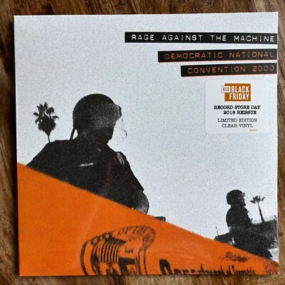 RAGE AGAINST THE MACHINE - DEMOCRATIC CONVENTION 2000 NEW/SEALED CLEAR VINYL LP - Image 1 of 3