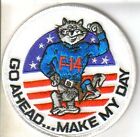 Early GO AHEAD...MAKE MY DAY  F-14 TOMCAT  patch