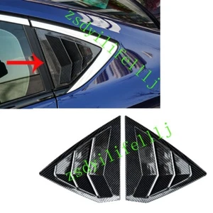 Cubierta ABS de fibra de carbono para ventana triangular trasera izquierda+derecha 2 piezas para Buick Regal 2017-2019 - Imagen 1 de 1