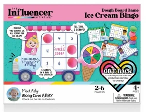 The Influencer Initiative ICE CREAM BINGO Dough, Boards 2-6 players Age 4+ NEW - Picture 1 of 8