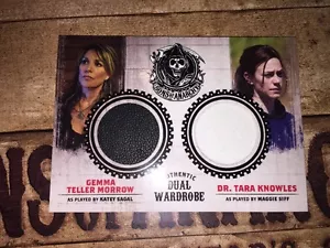 Gemma Teller Morrow & Dr. Tara Knowles authentische doppelte Kleiderschrankkarte SOA. DM2. - Bild 1 von 10