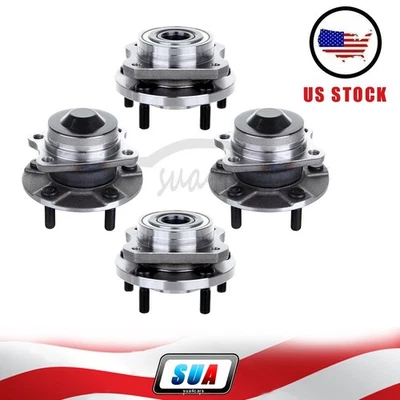 Wheel Hug Bearing Assembly For Chrysler Town Country 2001-2007 Front Rear 4Pcs Foto 1 de 4