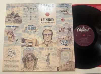 John Lennon, The Plastic Ono Band - Shaved Fish (LP, Comp, RE, Win) 1978 Capitol - Image 1 of 2