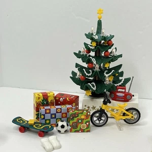 Playmobil 3931 Heiligabend Weihnachtsbaum funktionstüchtig Lichter Figuren Spielzeug Geschenke Extra - Bild 1 von 7