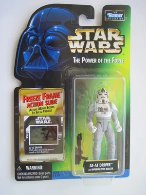 Figura de acción Star Wars Kenner Potf2 AT-AT Driver Freeze Frame Slide ~ Sin usar Foto 1 de 2