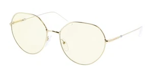 Gafas de sol redondas de oro pálido Prada 0PR 65XS ZVN01F - Imagen 1 de 5