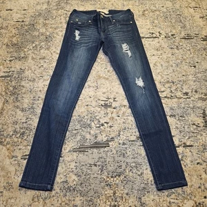 Altar'd State dunkle Waschung Distressed Skinny Jeans Größe 27/5 gebraucht, in einwandfreiem Zustand - Bild 1 von 4