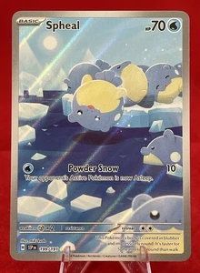 Spheal 199/191 Sv08: Surging Sparks Holo Pokemon Card Full Art Water Type - Picture 1 of 3