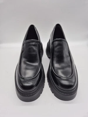 Zapatos para mujer Michael Kors talla 6 mocasín de cuero Shiloh suela gruesa negra (630 Foto 1 de 4