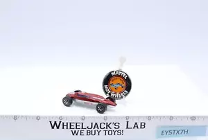 Shelby Turbine Red 1969 Mattel Redline Hot Wheels Vintage RL w/ Button - Picture 1 of 6