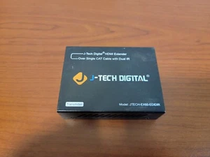 J-TECH Digital HDMI Extender (JTECH-EX60-EDIDIR, No Power Adapter) - TESTED - Picture 1 of 6