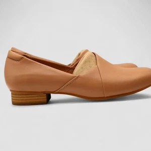 Clarks Women's Juliet Palm Slip-On Leather Shoes Size 10.5M - Picture 1 of 7