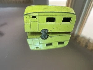 LESNEY Matchbox England 1-75 #23B BERKELEY CAVALIER CARAVAN lime gren GPW 1957 - Picture 1 of 5