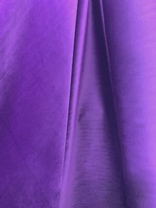 TELA DE TERCIOPELO PARA CORTINAS DE TAPICERÍA SÓLIDA PÚRPURA (54 in.) Se vende por yarda - Imagen 1 de 2