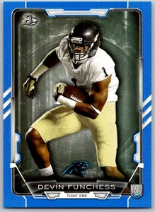 2015 Bowman Rookies Blue Paper #40 Devin Funchess  RC Rookie /499 Panthers #d 
