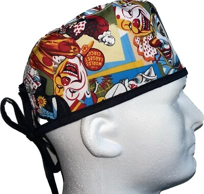 Clowns Scrub Hat Chemo Cap - Image 1 of 4