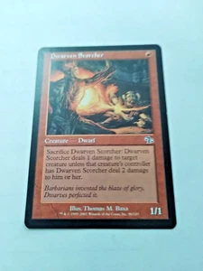 MTG Dwarven Scorcher Judgment 86/143 Regular Common - Uncirculated - Picture 1 of 3