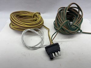 35FT 4 Pin 5 Wire Trailer Wiring Harness for Rewiring Trailer Side Taillights - Picture 1 of 2