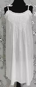 SoieRose Victorian Sleeveless Cotton Nightgown - SR-1085 - Picture 1 of 8
