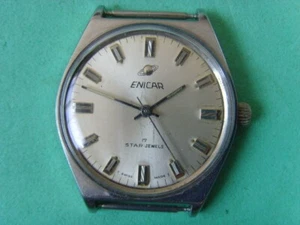 Reloj manual suizo vintage ENICAR 17J - Imagen 1 de 8