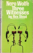 NERO WOLFE MYSTERY - THREE WITNESSES By Rex Stout **Mint Condition**