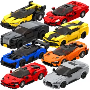 MOC Speed City Car Champion Racer Classic Supercar Bausteine Brick Racing - Bild 1 von 652