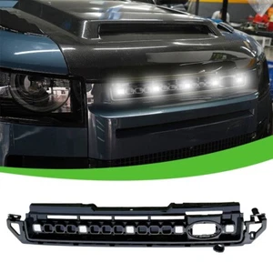 for Defender 130 2020-2025 Front Radiator Mesh Grille Grill With LED White Light - Picture 1 of 8
