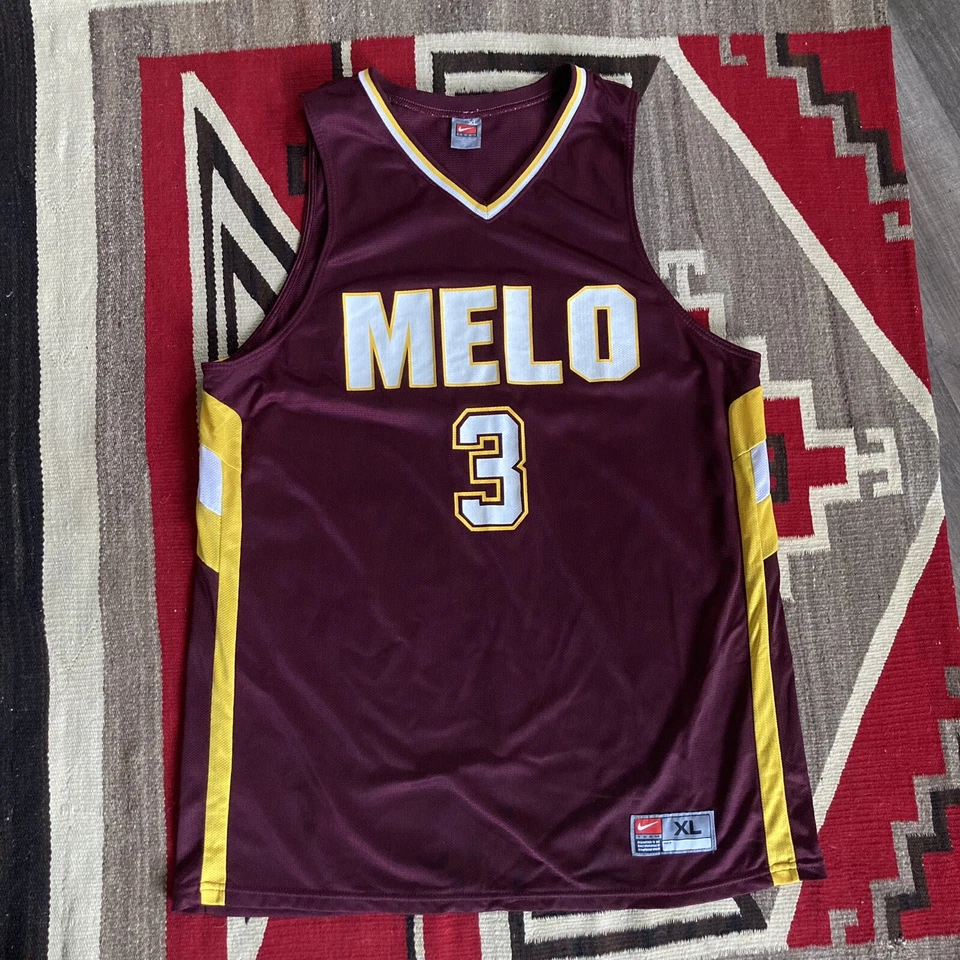 Camiseta deportiva vintage Nike para hombre XL Melo Carmelo Anthony Flight Team camiseta baloncesto Foto 1 de 4