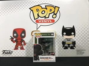 Funko Pop Halo Spartan Mark VII With Shock Rifle #16 Gamestop Exclusive - Picture 1 of 6