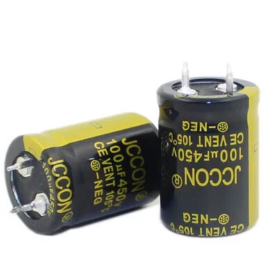 250V~450V 100uF~100000uF JCCON Aluminum Electrolytic Capacitors For Audio Filter - Image 1 of 4