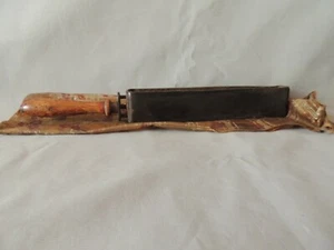 Collectible very old leather sharpener for straight razor 33cm - Picture 1 of 11