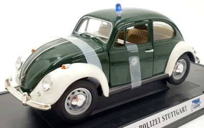 Road Signature 1/18 Scale Diecast 71101 - VW Beetle Kafer Polizei Stuttgart - Image 1 of 4