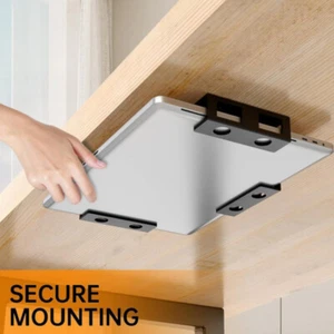 Under Desk Laptop Holder Mount With Screw,Under Desk Laptop Mount Bracket - Photo 1/7