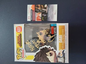 JASON LIEBRECHT signed #637 MY HERO ACADEMIA DABI Funko Pop Figure JSA - Picture 1 of 3