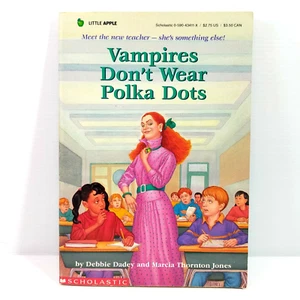 Vampires Don't Wear Polka Dots Debbie Dadey Vintage Paperback Book 1990 - Bild 1 von 9