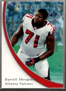 A2829- 2005 SP Authentic Rookie Gold 100 #175 Darrell Shropshire /100 - Picture 1 of 2