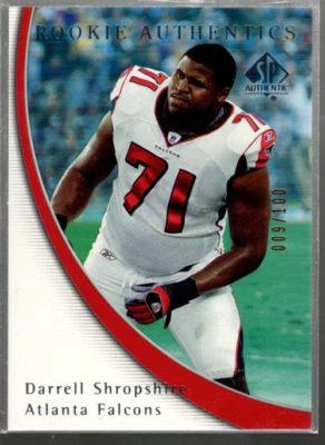 A2829- 2005 SP Authentic Rookie Gold 100 #175 Darrell Shropshire /100 - Image 1 of 2