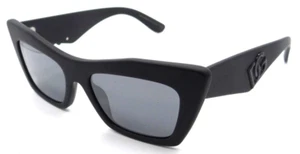 Dolce & Gabbana Sunglasses DG 4435 2525/6G 53-18-145 Matte Black / Grey Mirror - Picture 1 of 3