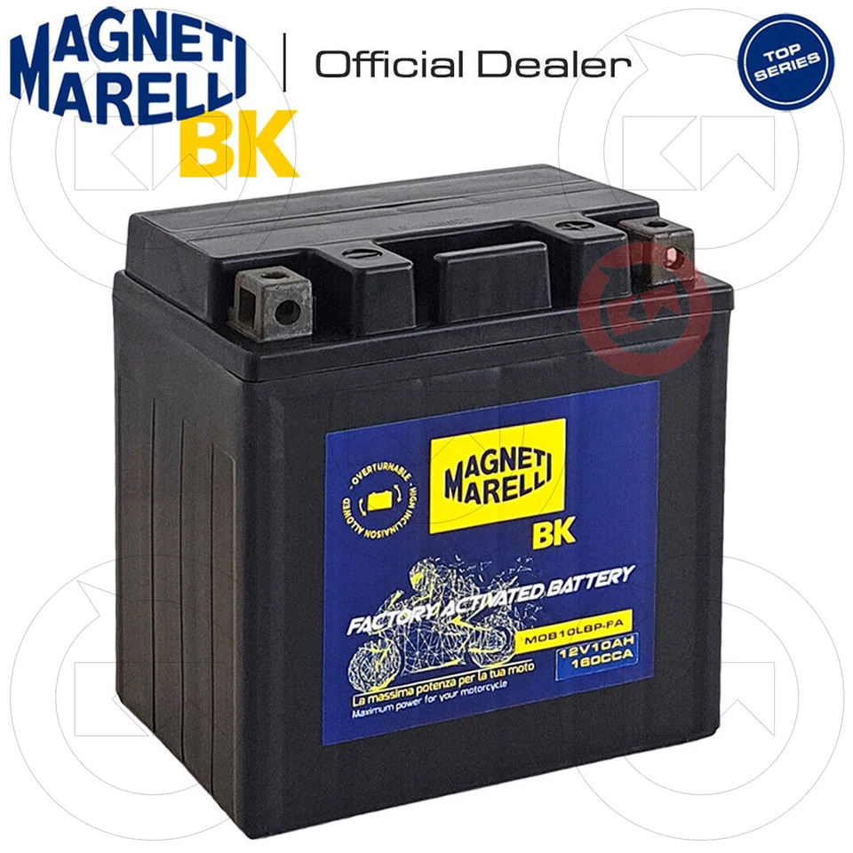 BATTERIA MARELLI BK YB10L-B 12V 11Ah YAMAHA FZR 600 R-RF-RJ-RK 1992 1993 - Изображение 1 из 3