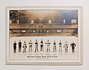 1914-15 Woodstock College Junior OHA Hockey Team Photo - Rare - Picture 1 of 1
