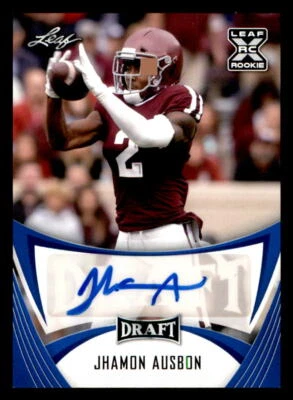 2021 Leaf Draft AUTO Blue #BAJA1 Jhamon Ausbon (ref 225154) - Image 1 of 2