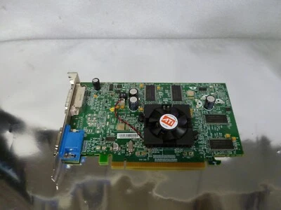 Dell ATI Fire GL V3100 128MB VGA / DVI PCI-x16 Video Graphics Card 0P9222 - Image 1 of 4